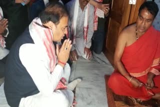 Himanta Biswa Sarma attended on Shiv Ratri in Guwahati