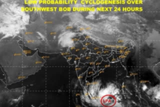 low-pressure area over Bay of Bengal