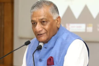 VK Singh meets Indian students stranded on Poland Ukraine border