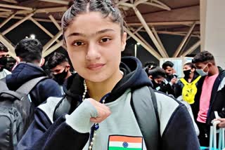 Interview of Sadia Tariq  Sadia Tariq won Gold medal  Moscow  Interview of Sadia Tariq  Etv Bharat  Kashmir Daughter Sadia Tarique  Sadia Tarique exclusive interview  वूशु स्टार चैंपियनशिप  जम्मू-कश्मीर  सादिया तारिक  सादिया तारिक कौन हैं