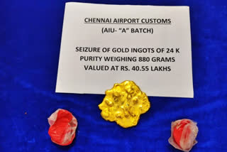 40-dot-55-lakh-worth-of-smuggled-gold-seized-in-chennai