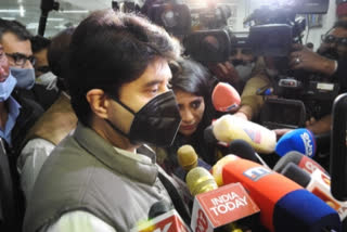 Aviation Minister Jyotiraditya Scindia