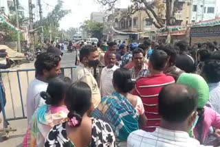 Villagers Block Road