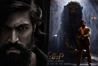 KGF Chapter 2 trailer launch  'കൊടുങ്കാറ്റിന് മുമ്പ് എപ്പോഴും ഇടിമുഴക്കം ഉണ്ടാകും'  'കെജിഎഫ്‌ 2' ട്രെയ്‌ലര്‍  Homable films announces KGF 2 trailer launch  KGF Chapter 2 release  KGF Chapter 2 stars  KGF posters displayed in theatres