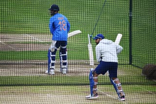 Virat Kohli and Rohit Sharma practiced fiercely