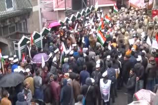 employees demonstrated outside himachal assembly