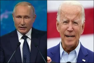 Vladimir Putin and Joe Biden