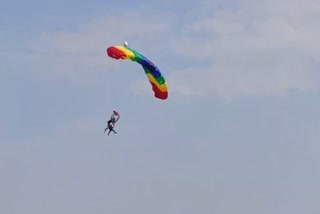 sky diving camp starts in ujjain
