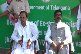 Telangana CM KCR and Jharkhand CM Hemant Soren joint Press Conference in Ranchi
