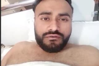 Injured Indian student in Ukraine