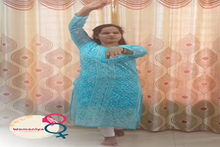 Neha Shrivastava learned Kathak dance