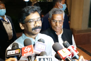 Hemant Soren reaction after meeting Telangana CM K Chandrashekhar Rao