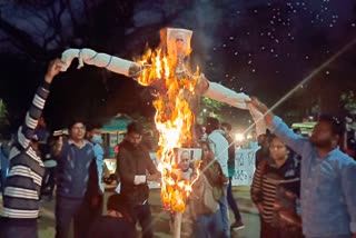 Student Protest at Visva Bharati