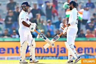 ind vs sl 1st test india score 357 run 6 run end of first day