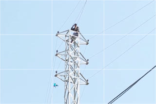 Mohan Babu climbs the power tower