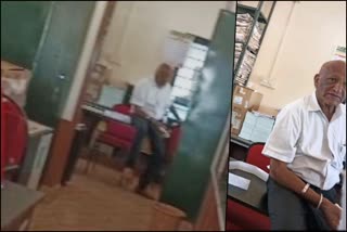 Broker sittings in Kadaba tahsildar office table - video viral