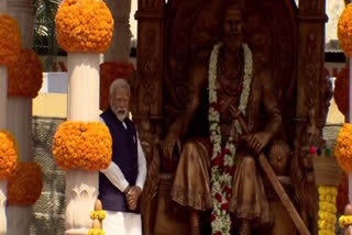 PM Modi unveils statue of Chhatrapati Shivaji Maharaj