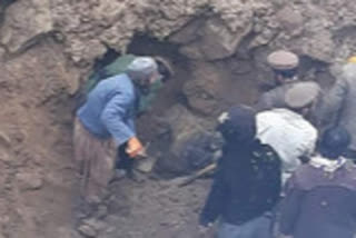 The workers were trapped after the roof of a shaft at Sanhe Shunxun coal mine in Guizhou province collapsed on Feb. 25.