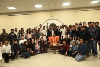 CM Yogi meet the students