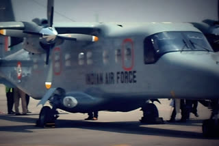 Dornier catches fire while landing in Kanpur, crew safe