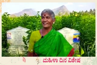 11 silk crop per year, 3.8 lakh revenue; The great farmer woman doddaballapur