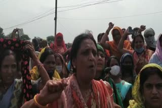 Bhopal Demonstration of ASHA workers