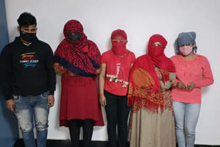 sex racket busted in dilshad colony in delhi