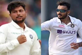 Axar Patel  Kuldeep Yadav  Team Indian  Ind vs SL Second Test  भारत बनाम श्रीलंका दूसरा टेस्ट  कुलदीप यादव  अक्षर पटेल  भारतीय टीम  Sports News  खेल समाचार