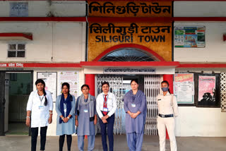 international women's day 2022: All ladies staffs run Historic Siliguri town railway station