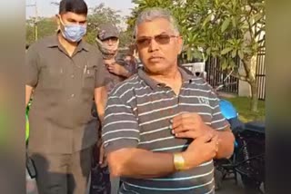 Dilip Ghosh on Women Day in Eco Park