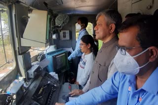 Railway minister Ashwini Vaishnav inspected Kavacha technology