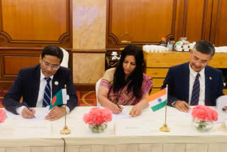 The MoU was finalised at a meeting of the three nations on the Bangladesh, Bhutan, India, Nepal (BBIN) MVA here on March 7-8, 2022