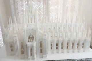 Pune based baker creates royal icing structures makes world record, royal icing world record, Milan Cathedral royal icing structure, indian world record,  Prachi Dhabal Deb royal icing