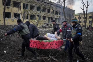 Wounded Pregnant Women in Mariupol