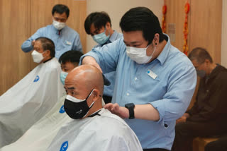 In Hong Kong, which recorded more than 58,000 new cases on Thursday, barber shops and hair salons were reopening