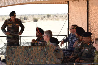 The Australian Army Chief visited Laungewala, Pokharan and Jodhpur in Rajasthan