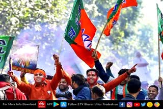 bjp record  lucknow latest news  etv bharat up news  UP Assembly Election 2022  Uttar Pradesh Assembly Election 2022  UP Election 2022 Prediction  UP Election Results 2022  UP Election 2022 Opinion Poll  UP 2022 Election Campaign highlights  UP Election 2022 live  Akhilesh Yadav vs Yogi Adityanath  up chunav 2022  UP Election 2022  up election news in hindi  up election 2022 district wise  UP Assembly Election Results  इन सीटों पर पहली बार खिला कमल  BJP got victory in these assembly  UP for the first time  सियासी रिकॉर्ड भी बनाए  मथुरा की माठ विधानसभा सीट  भाजपा के प्रदेश प्रवक्ता राजेश चौधरी  सीतापुर की सिधौली विधानसभा सीट  बदायूं की बिल्‍सी विधानसभा  लखनऊ की मोहनलालगंज (सुरक्षित) सीट