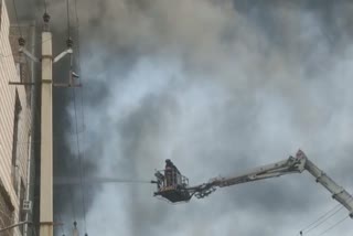 Fire in Bawana Delhi