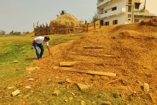 Teak wood seized from Furniture Mart Bijapur