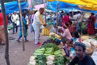 vegetable market in jharkhand