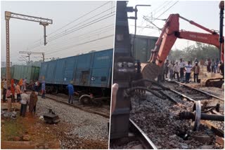 goods train derailed