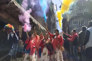 Holi festival in nainital