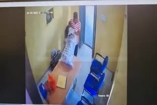 Theft Scene Captured in CCTV