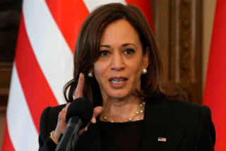 U.S. Vice President Kamala Harris talks in Bucharest with President Klaus Iohannis come after she spent Thursday in Poland, which has already welcomed some 1.5 million Ukrainians since the invasion began