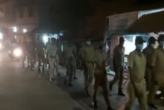 flag march by police in bhadrak