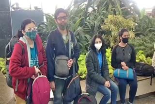 Four students returned from Ukraine to Bengaluru