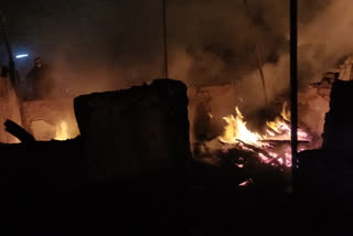 fire broke out in the shanties of Gokulpuri area