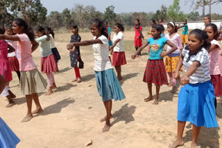 Girls from remote tribal dominated areas are learning self defense tricks in dumka