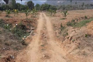 occupied hill lands  in Vizianagaram