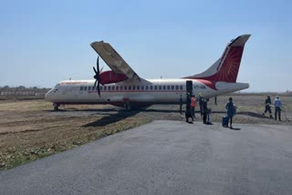 Air India Plane Skids Off Runway